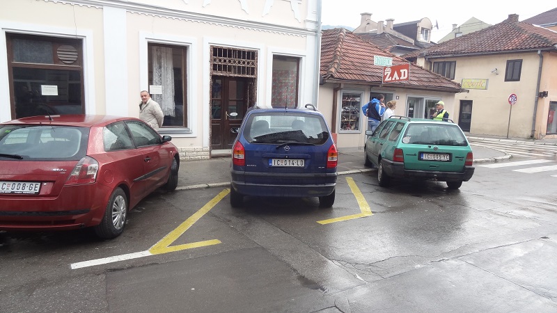 Паркинг за инвалиде Милинка Кушића Ивањица